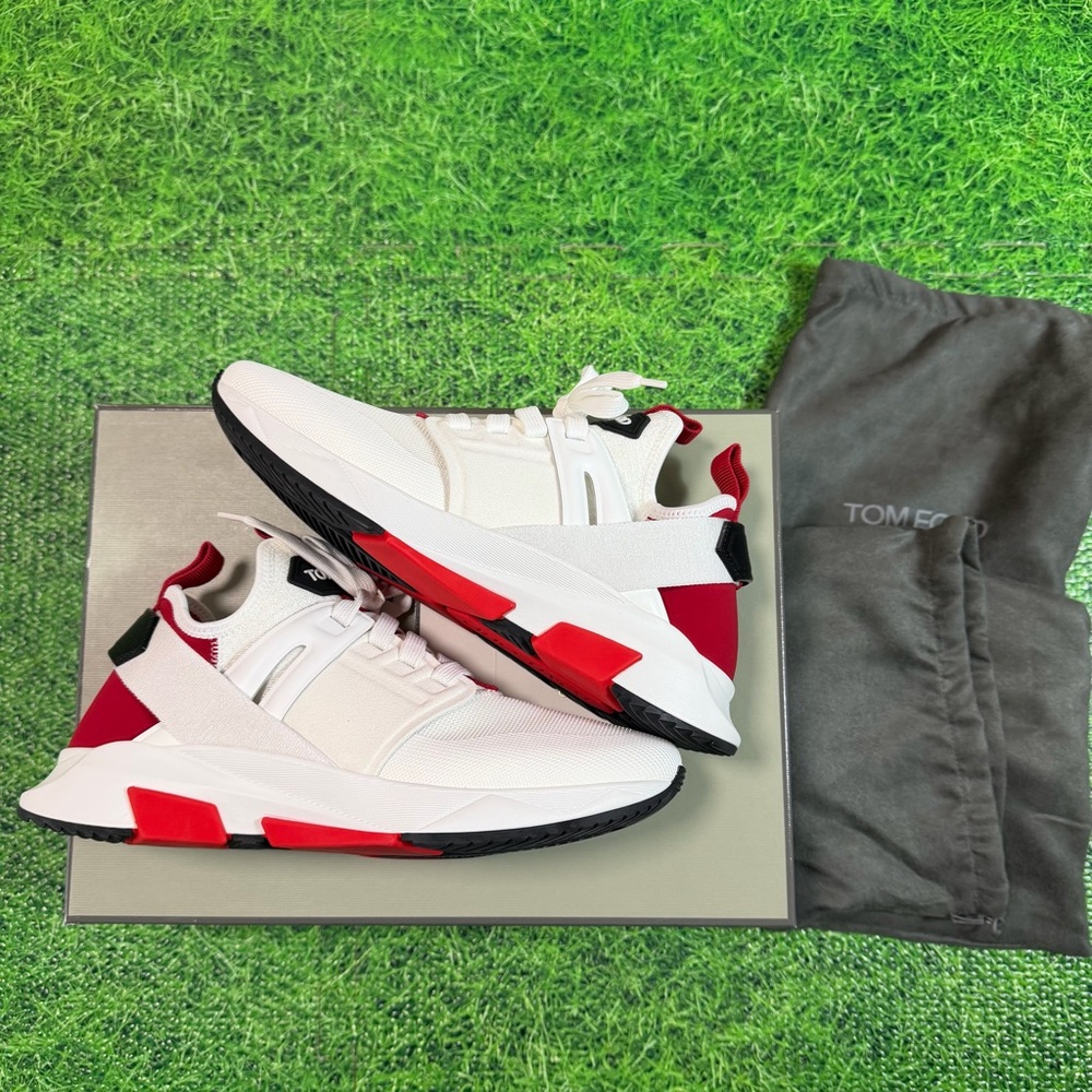 NWT $990 TOM FORD MEN NYLON MESH "JAGO" SNEAKER Sz 9 EU 42